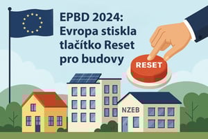 EPBD 2024: Jaký má nová směrnice EU dopad na domy? Zjistěte, co čeká novostavby, renovace a proč se úsporná okna vyplatí řešit už dnes.